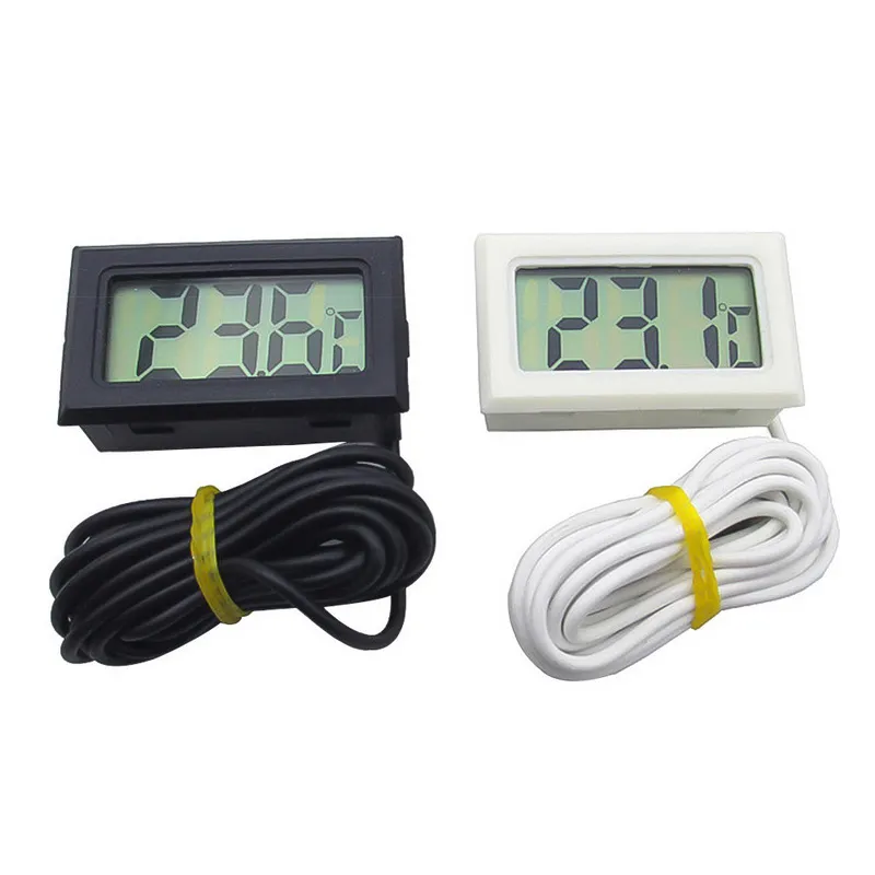 Mini Digital Hygrometer Thermometer LCD Display Fish Refrigerator