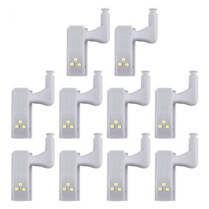 Intelligent Touch Activated Warm White LED Cabinet Light Hydraulic Hinge Design for Wardrobe Closet Bathroom Storage