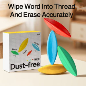 Dust-Free Prism Eraser/No Residue Clean Triangular Design/Smudge-Free Ultra Clean Rubber/Eraser For Students Office Art Supplies