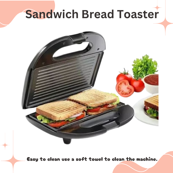 Sandwich Bread Toaster Griller Classic Pro 750W Sandwich Maker with Non ...