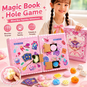 24PCS Cute Quishy Stress Relief Toy Blind Box Soft Silicone Slow Rebound Toys Kids Magic Book Gift