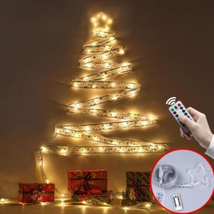 Dây đèn led trang trí giáng sinh đèn dây led ruy băng đèn led trang trí cây thông Noel dài 4m - Life Style 4U