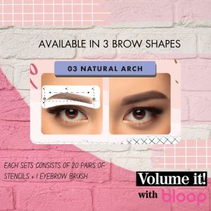 Bloop Eyebrow Stencils Kits - Volume It