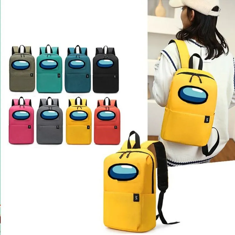 ▥□ (Ready stock)Game Among Us School bag Shoulder Rucksacks Boys