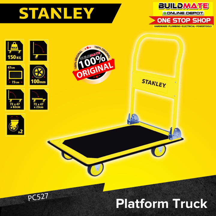 STANLEY Platform Truck Push Cart Trolley Flat Bed 150kg PC527