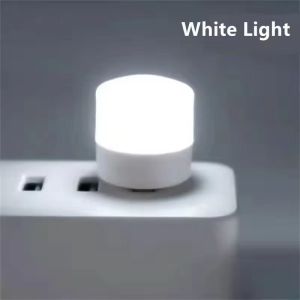 20pcs USB Plug Lamp Small Night Light Mini Book Lamps LED Eye Protection Round Reading Light 5V-1W USB Night Light Warm White LED Plug-In Light Bulb Portable Home Environment Light Energy-Saving Reading Night Light