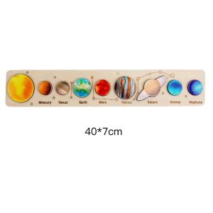 Wooden Solar System Learning Board