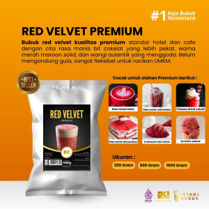 Bubuk Minuman Premium Rasa Red Velvet Powder Drink Premium Red Velvet