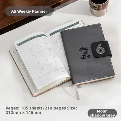 FCWeekly Planner A5 Notebook 2026 Year Agenda