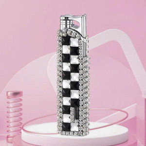 Bật Lửa Gas Khò Đính Đá Hottrend Mới Hộp Quẹt Khò ( Có Hộp)