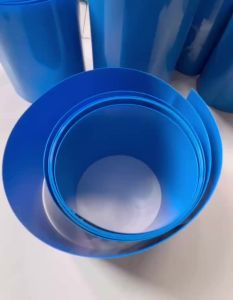 Blue/1KG PVC Insulated Heat Shrinkable Tube Width 100mm-600mm for Lithium Battery Package Plastic Shrink Film Insulating Sleeve