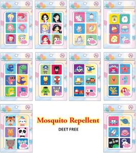 ✨💖 WHOLESALE 💖✨ 24/ 36Pcs/ Pack Mosquito Patches DEET FREE 💖 Baby Insect Repellent Mosquito Repellent 💖 Kids Birthday Party Goodie Bag Gifts 💖✨ Superhero Spiderman Princess Unicorn Dinosaur Animal Space Vehicle Car