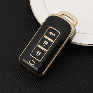 2/3buttons Mitsubishi car remote key case for xpander pajero Triton mirage attrage keychain