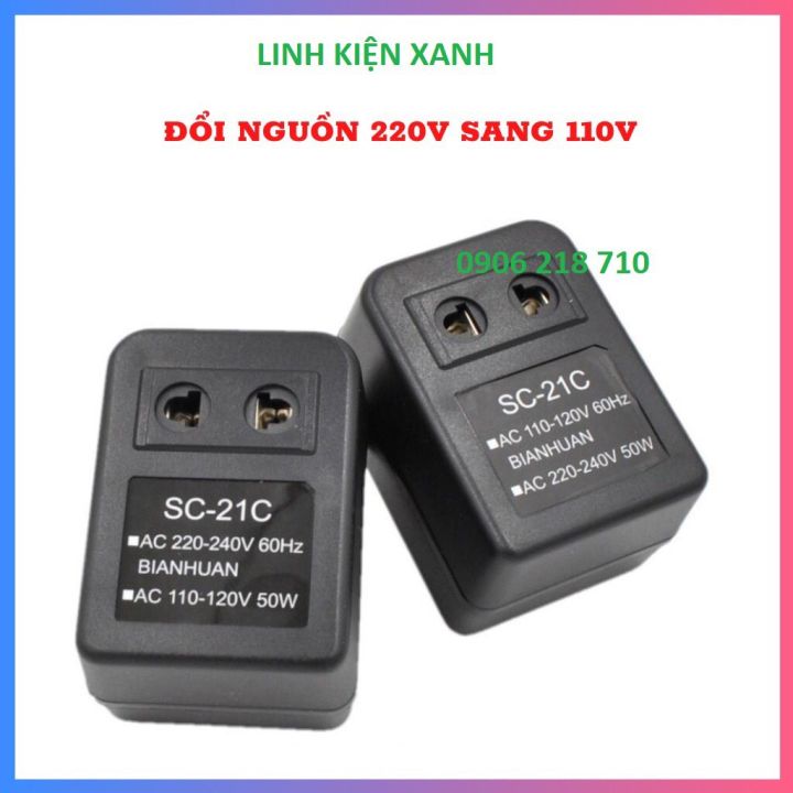 Bộ Chuyển Đổi Nguồn Điện Từ 220V Sang 110V | Lazada.vn