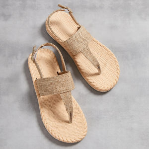 [Free Shipping] Plus-Size Sandals New Summer Styles Outdoor Beach Sandals Roman-Style Sandals For Wearing Outside With A Wedge Heel