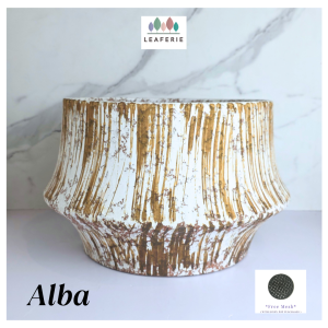 The Leaferie Alba big Flowerpots . flower pot . ceramic . gardening . planters . plant pots planter