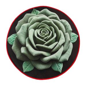 SAVVYSHELF Absorbent Rose Floor Mat Non-slip Quick Dry Flower Carpet Creative Dirt-resistant Door Gasket for Living Room Bedroom