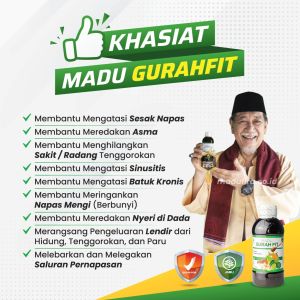 Madu Gurah Fit Obat Batuk Sesak Nafas Asma Radang Tenggorokan Dan Sinusitis Gurahfit Terbukti Ampuh