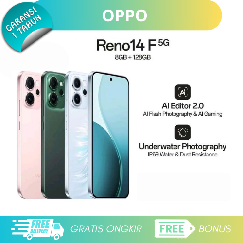 OPPO RENO 14F 5G 12/256GB - AI HyperBoost 2.0 - Qualcomm Snapdragon 6 ...