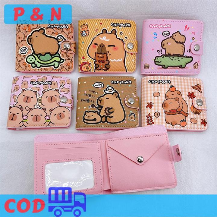 P&N Dễ Thương Phim Hoạt Hình Capybara Ví Có Thể Gập Lại Ngắn Thay Đổi ...