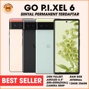 Google Pixel 6 8/128GB SINYAL TERDAFTAR Mulus Banget Like New Istimewa Bergaransi GOPIX 6 GP 6
