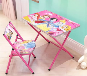 Table Kids Study Table With Chair Cartoon Desk Tables And Chair For Kids (Random Design) - Paez PH