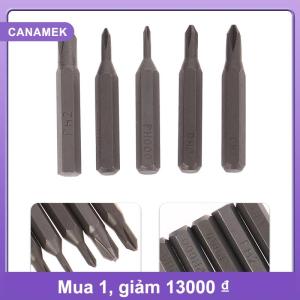 【CANAMEK】 5pcs H4 × 28mm chéo tuốc nơ vít bit PH000 PH00 PH0 PH1 PH2 4mm Hex Shank chuyên nghiệp tuốc nơ vít Bộ công cụ