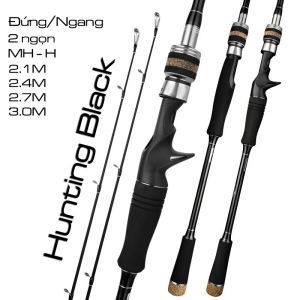 CẦN LURE HUNTINBAK CHỐNG XOẮN  2 NGỌN MH + M HÀNG LOẠI 1 CHÍNH HÃNG