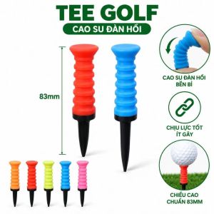 TEE GOLF NHỰA DẺO 83MM – ĐÀN HỒI NHANH ĐỘ BỀN CAO - TÁI SỬ DỤNG NHIỀU LẦN