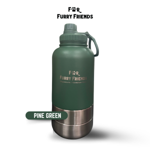 (For Furry Friends) Double Bowl Pet Thermal Flask