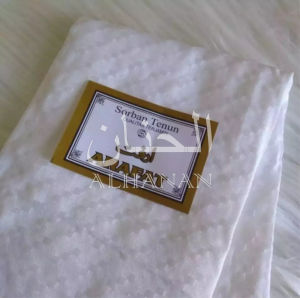 SORBAN MOTIF ARAFAT SORBAN HAJI SORBAN ARAB SORBAN UMROH SURBAN BINTIK POLOS