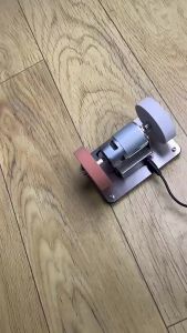 Máy mài đá 2 đầu mini Máy đánh bóng Máy mài dao kéo đa năng điều chỉnh tốc độ 2 chế độ