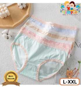 Celana Dalam Impor Remaja-Dewasa Simple Pita #9 Size L-XXL/ Celana Dalam Wanita Nyaman Dipakai