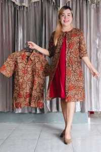 COUPLE DRESS PREMIUM LAPIS VELVET YENI BAGARIANG - BAHAN TEBAL JAHITAN BUTIK