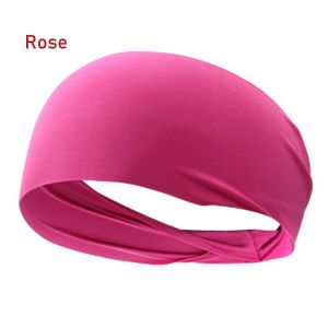 NOWNICE 6 Color Athletic  Men/Women Fitness Bandage Yoga Headband Sport Sweatband Running Hair Band