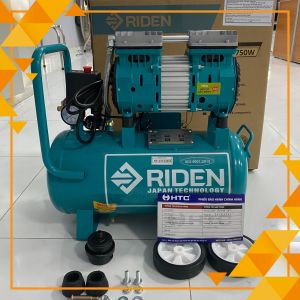 Máy nén khí máy bơm hơi bình30L motor đồng không dầu CS750W tốc độ 1450V/phút Hiệu RIDEN RD750-30L