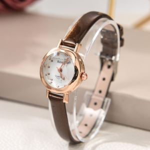 Mooney Jam Tangan Wanita Barsh Kaca Potongan Bunga Jam Fashion Analog Jam Mungil B01