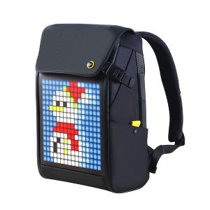 [𝐑𝐄𝐀𝐃𝐘 𝐒𝐓𝐎𝐂𝐊] Divoom Pixoo M Backpack Customisable Pixel Art Multi Compartments Design