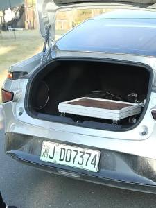 Car Trunk Storage Outdoor Camping Storage Folding Camping Organizing Wooden Lid Picnic Storage [ Free Shipping ]