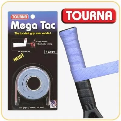 Tourna Racquet Grip Mega Tac - 3 Grips