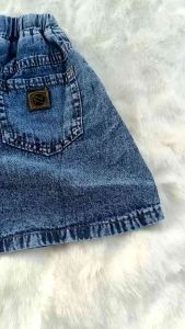 Rok Jeans Anak Perempuan Bahan Sofh Jeans Lembut Nyaman Dipakai Untuk Anak