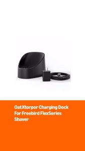 Charging Dock for Freebird FlexSeries Electric Head Hair Shaver Charger Base Station for Flex Series Replacement RazorNon-slipWith drainage holes