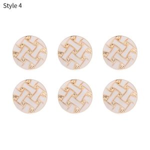Q-1151 STORE 6PCS Clothing Crafts Decorative DIY Anti-exhaust Coat Button Seamless buttons Adjustable Detachable