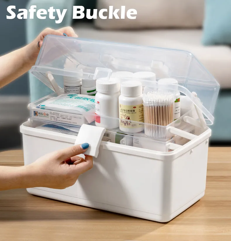 3 Layers Plastic Storage Box Medical Box Organizer Multi Functional  Portable Medicine Cabinet Family Emergency Kit Box Dropship1 210315 From  Kong08, $8.5