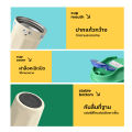 แก้วเก็บอุณหภูมิ ใส่ได้ทั้งน้ำร้อนและน้ำเย็น สีสันสดใส แถมตัวการ์ตูน มีสายคล้อง แก้วใบใหญ่ 450 ml. 