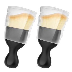 SEAMETAL Car Air Outlet Brushe Detail Cleaning Soft Brush Car Interior Gap Dust Removal Brush Vehicles Cleaning Tools with Protective Cover