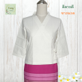 เสื้อสีขาว เสื้อใส่ไปวัด ทำบุญ เสื้อขาว ชุดไปวัด ไปวัดทำบุญ เสื้อพื้นเมือง เสื้อผ้าฝ้าย ผ้านุ่มๆ ใส่สบาย ไม่ร้อน. 