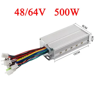 Ebike Scooter DC Brushless Motor Speed Controller 36V 48V 350W / 48V 64V 500W Electric Bicycle Bldc Motor Controller