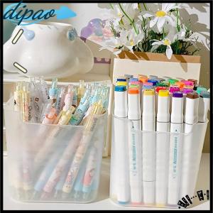 【dipao】 Large Capacity Desktop Storage Pen Holder Desk Organizer Pencil Display Cup Simple Office School Supplies Stationery Box