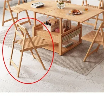 Simple living room wooden lifting coffee table dining table integrated small unit solid wood tea table set